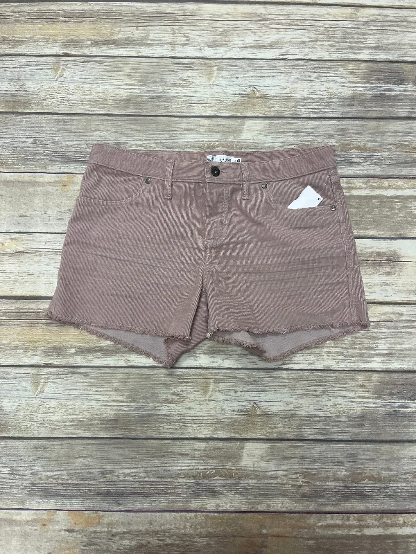 Mauve Shorts Carve Designs, Size S