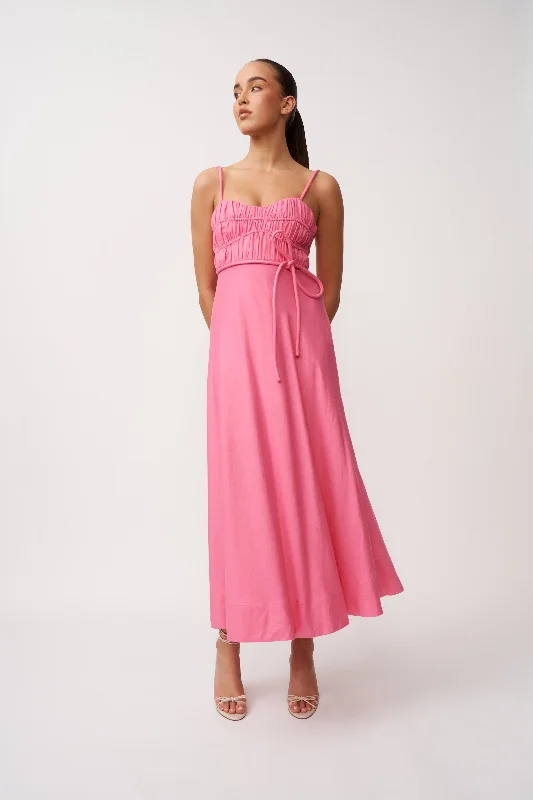 Marielle Panel Dress- Pink