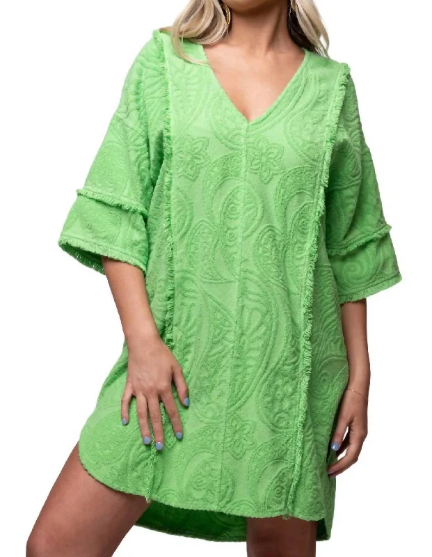 Domna Mini Dress In Green