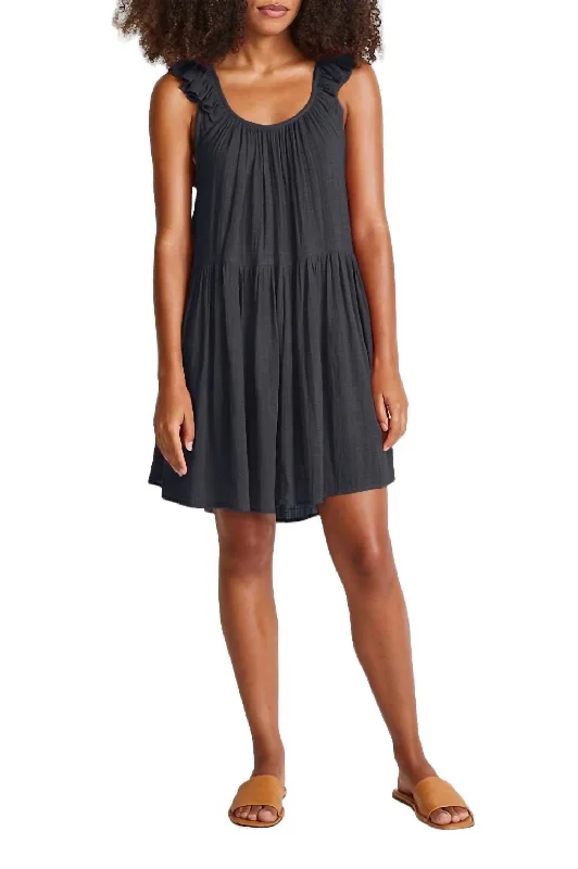 Verder Mini Dress In Charcoal