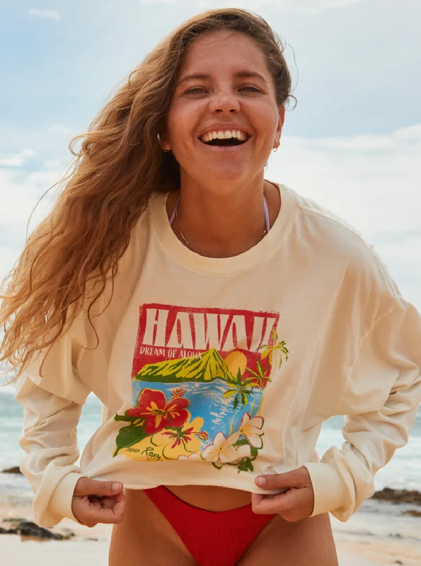 Hawaiian Vacay Olsc T-Shirt - Egret