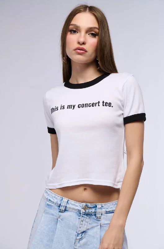 THIS IS MY CONCERT TEE SHORT SLEEVE T SHIRT