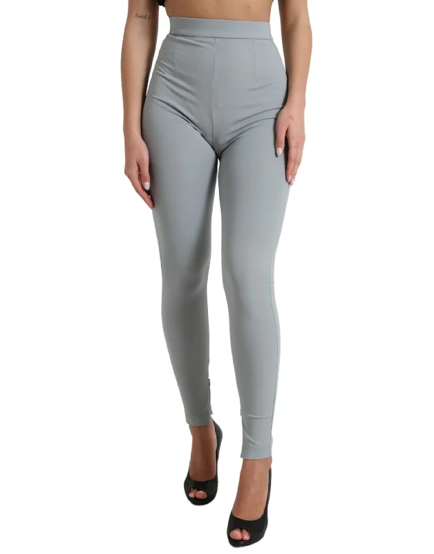 Dolce & Gabbana Elegant High Waist Leggings in Women's