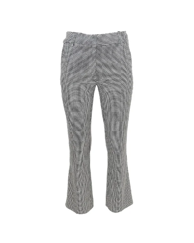 Eris Baby Houndstooth Pant In Black/ivory